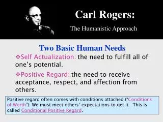 Carl Rogers: The Humanistic Approach