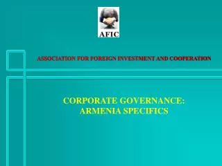 ASSOCIATION FOR FOREIGN INVESTMENT AND COOPERATION