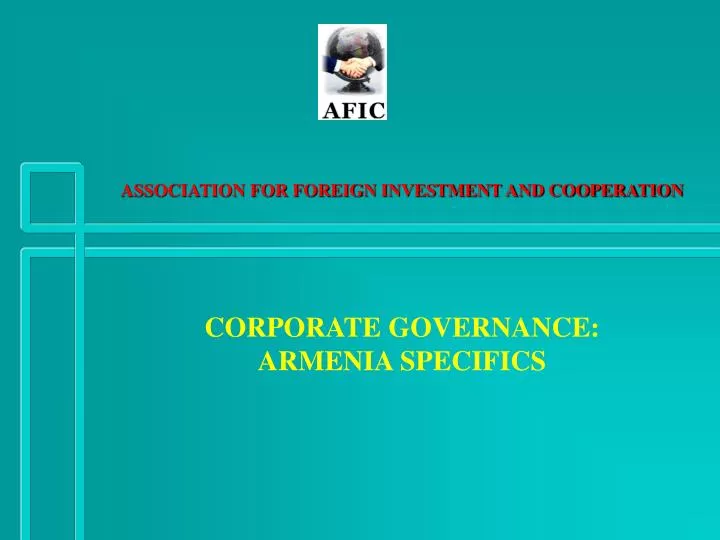 association for foreign investment and cooperation