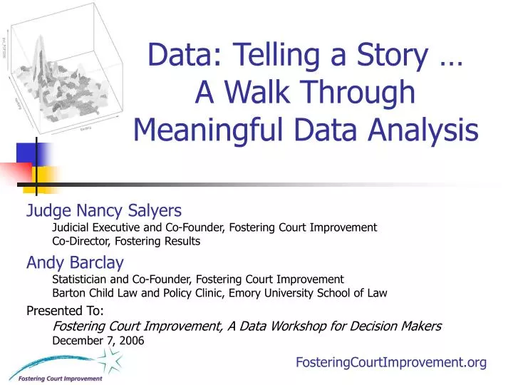 data telling a story a walk through meaningful data analysis