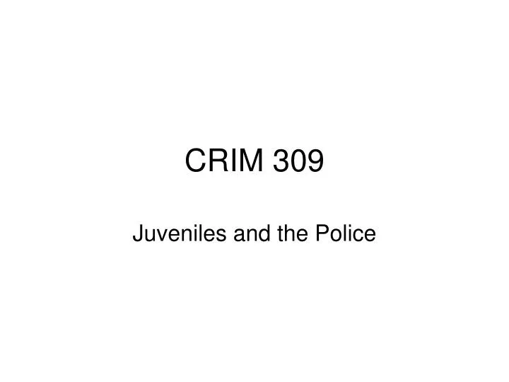 crim 309