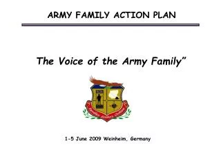 The Voice of the Army Family”
