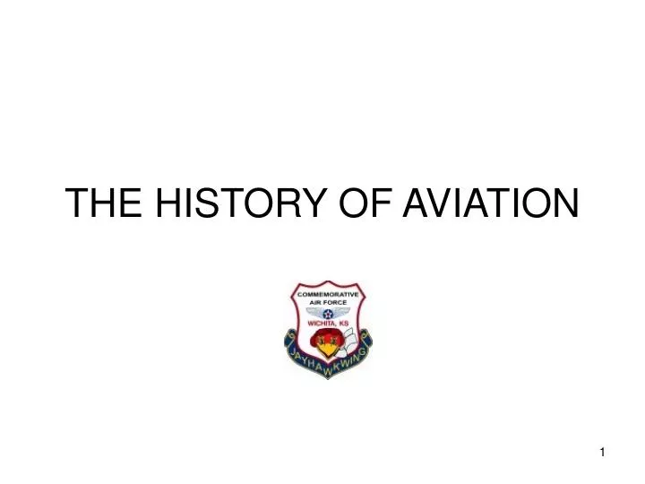 the history of aviation