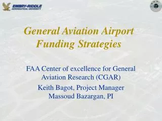 General Aviation Airport Funding Strategies