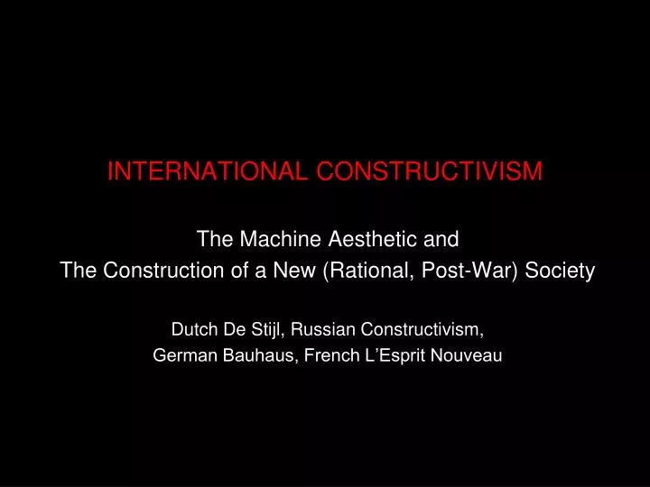 international constructivism