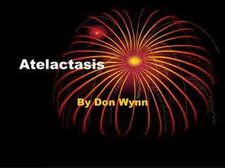 Atelactasis