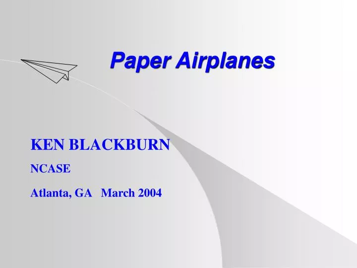 paper airplanes
