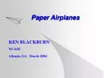Paper Airplanes - slide 1