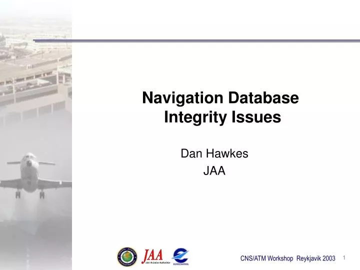navigation database integrity issues