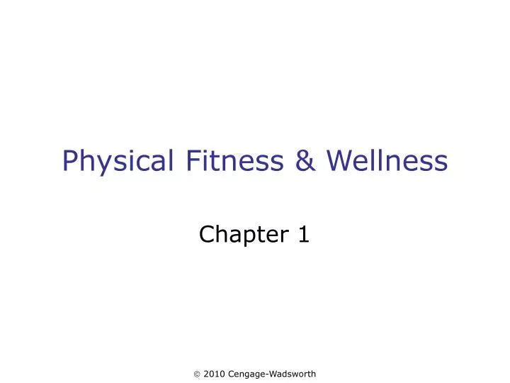 physical fitness wellness