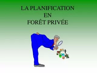 la planification en for t priv e