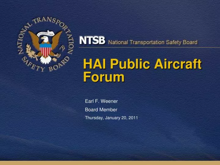 hai public aircraft forum