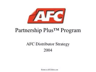 Partnership Plus™ Program
