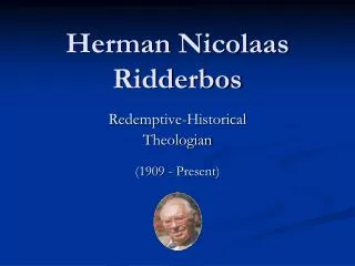 Herman Nicolaas Ridderbos