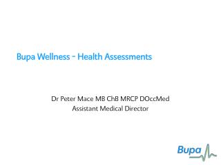 Bupa Wellness – Health Assessments
