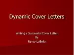Dynamic Cover Letters - slide 1