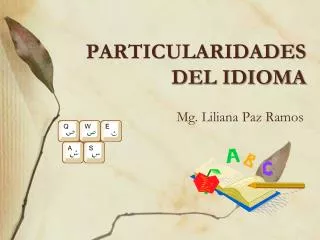 particularidades del idioma