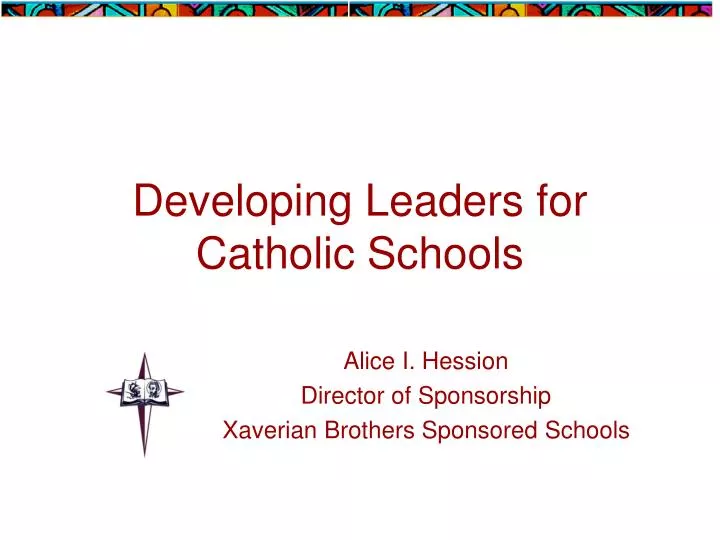 developing leaders for catholic schools