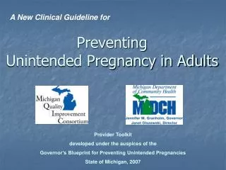 Preventing Unintended Pregnancy in Adults