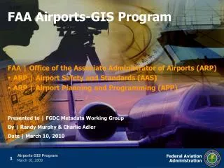 FAA | Office of the Associate Administrator of Airports (ARP) ARP | Airport Safety and Standards (AAS) ARP | Airport Pla