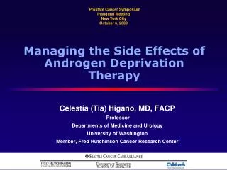 Managing the Side Effects of Androgen Deprivation Therapy