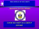 GOOD SECURITY IS A GROUP EFFORT - slide 1
