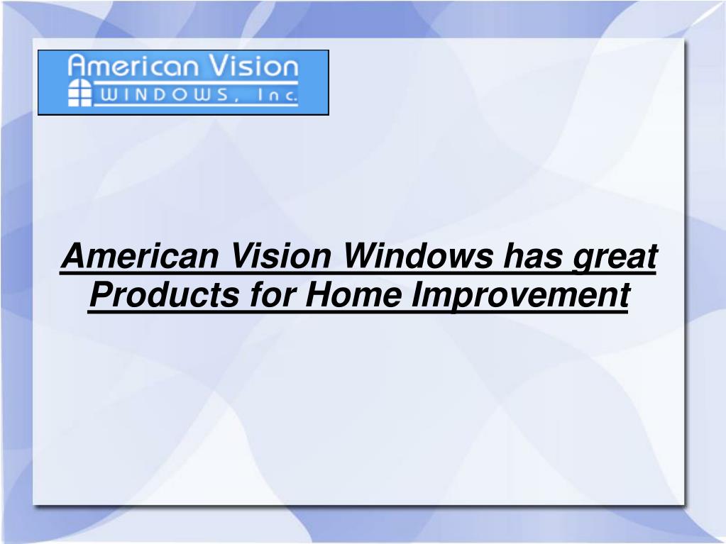 Ppt American Vision Windows Point Presentation Free Vision Windows Point Presentation