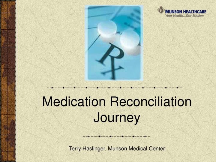 medication reconciliation journey