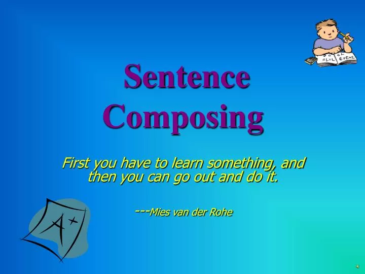 sentence composing