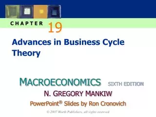 advances in business cycle theory
