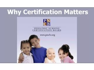 Why Certification Matters