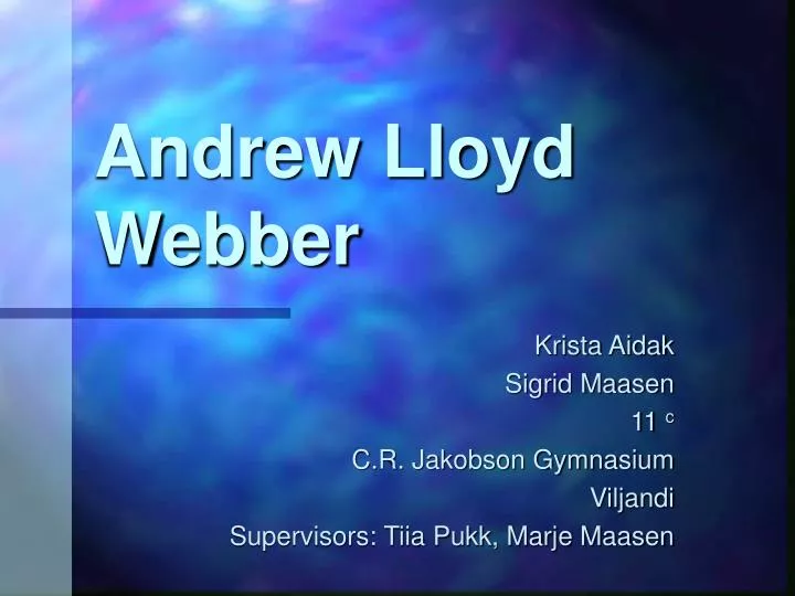 andrew lloyd webber