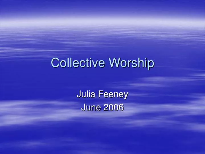 collective worship