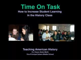 How to Increase Student Learning in the History Class