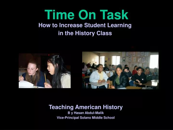 how to increase student learning in the history class