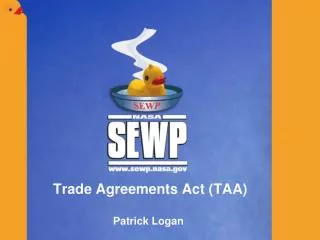 Trade Agreements Act (TAA)