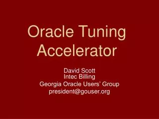 Oracle Tuning Accelerator