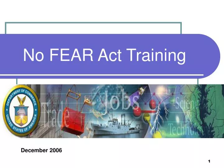 no fear act training