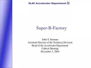 Super-B-Factory