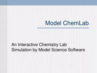Model ChemLab