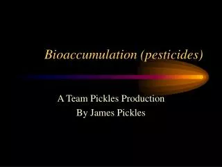 Bioaccumulation (pesticides)