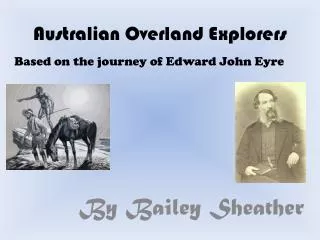 Australian Overland Explorers