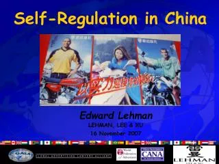 Self-Regulation in China
