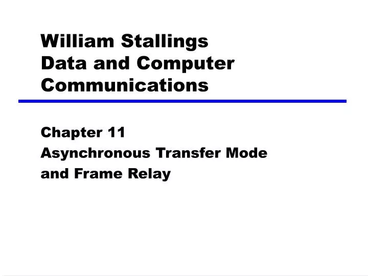 william stallings data and computer communications