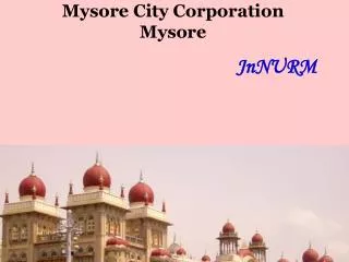 Mysore City Corporation Mysore