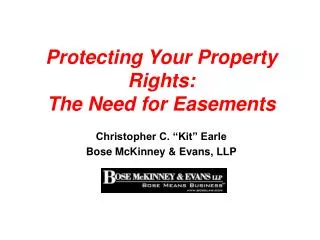 Protecting Your Property Rights: The Need for Easements