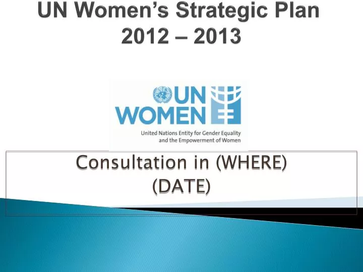 un women s strategic plan 2012 2013