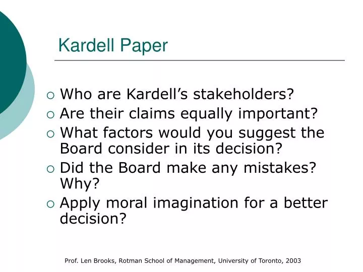 kardell paper