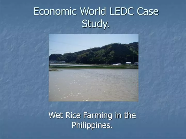 economic world ledc case study