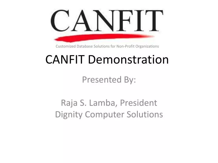 canfit demonstration